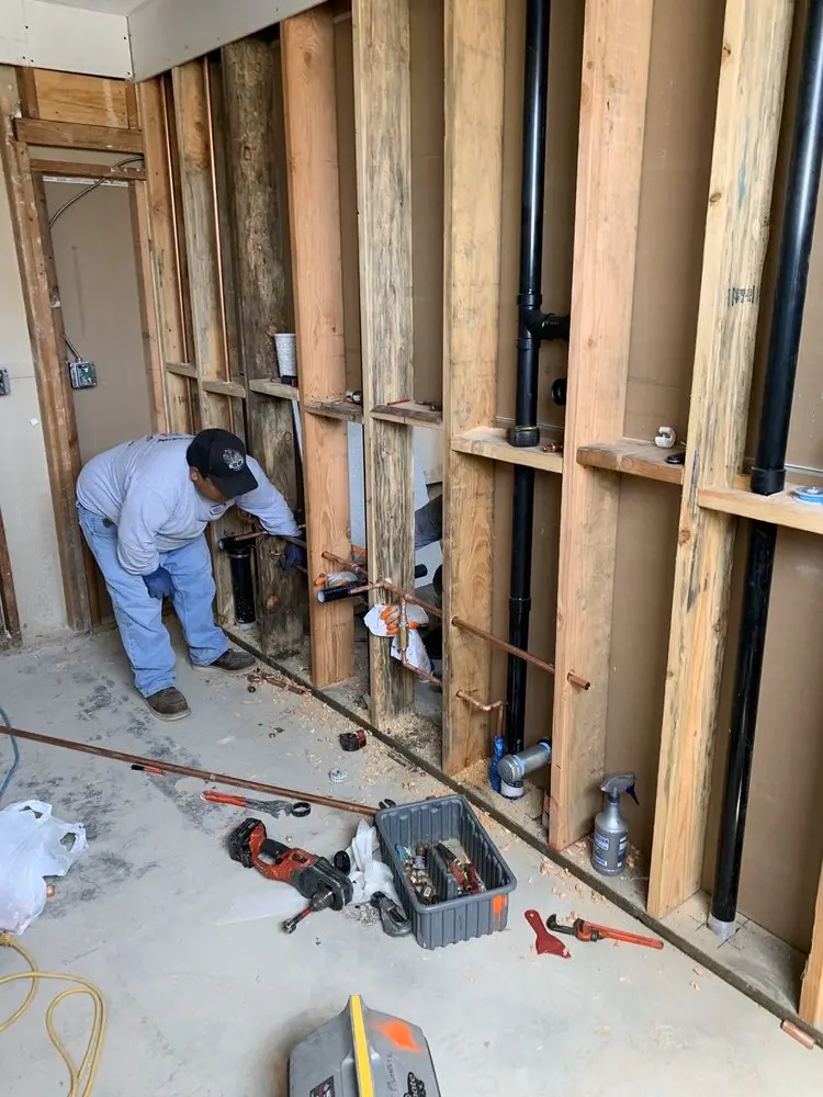 Commercial rough-in plumbing for Gas Line Repair in Roslyn Harbor